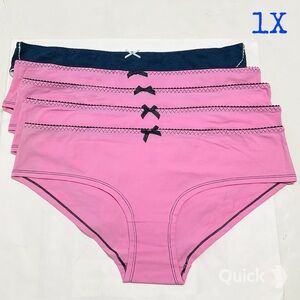 1X - New 5 pieces Next Cotton Low-Rise Panties